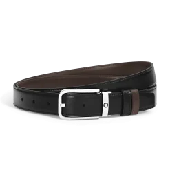 Cintura Reversibile 30 mm in Pelle Meisterstück con Fibbia Rettangolare