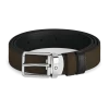 Cintura reversibile 30 mm in pelle marrone/nera con fibbia Everyday
