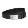 Cintura Reversibile 30 mm in Pelle Sartorial con Fibbia a Placca