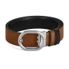 Cintura Reversibile 35 mm L’Ovale in Pelle Sartorial