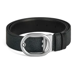 Cintura Reversibile 35 mm L’Ovale in Pelle Sartorial