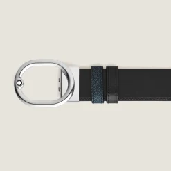 Cintura Reversibile 35 mm L’Ovale in Pelle Sartorial