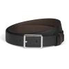 Cintura Reversibile 30 mm Rettangolare in Pelle Sartorial