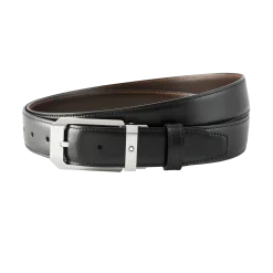 Cintura Reversibile Rettangolare 30 mm in Pelle