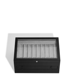 Cofanetto da Collezione per 24 Strumenti da Scrittura in Legno Laccato
