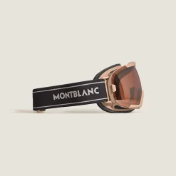 Maschera da Sci Rettangolare con Montatura Iniettata Beige