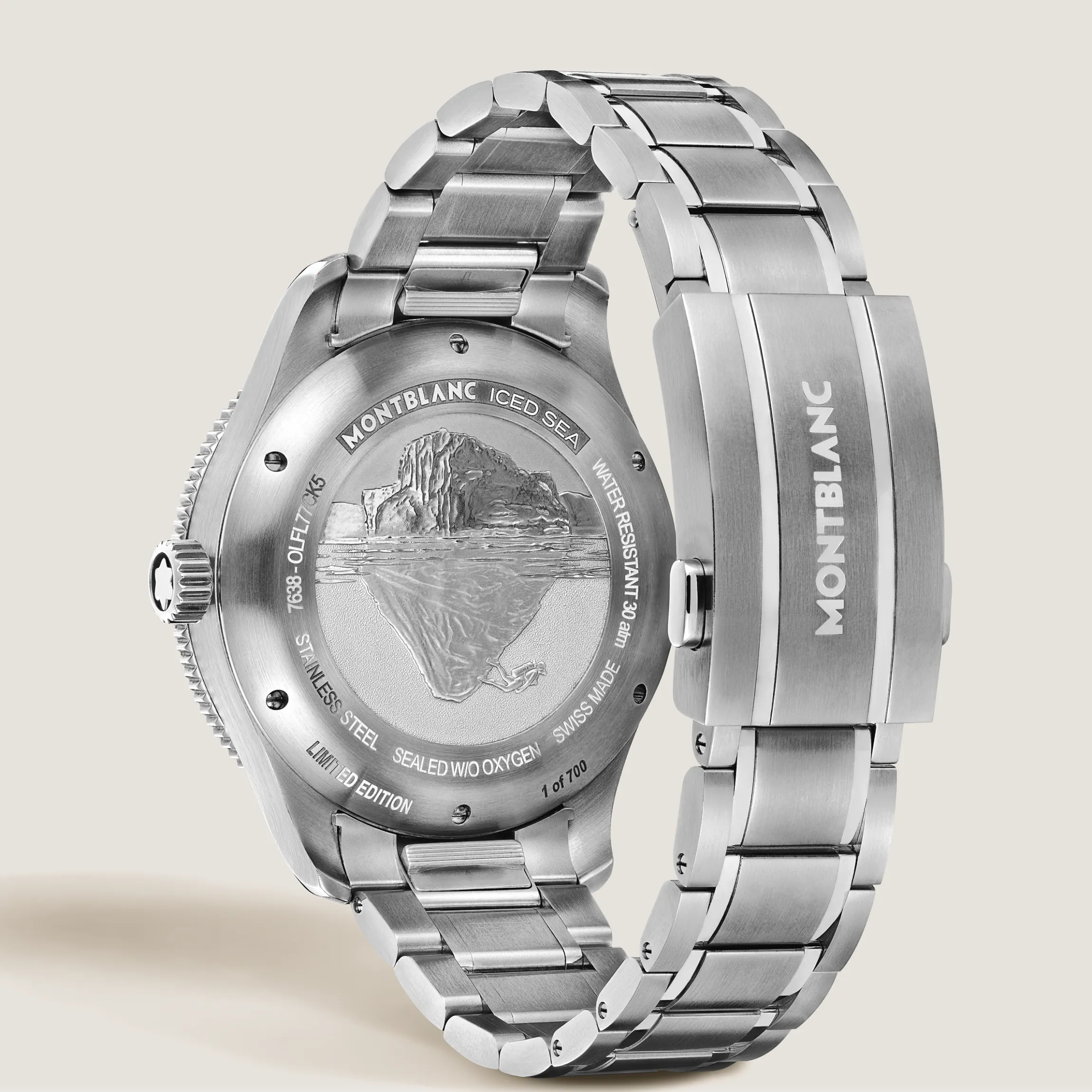 Montblanc Iced Sea Automatic Date 0 Oxygen Edizione Limitata - 700 Esemplari