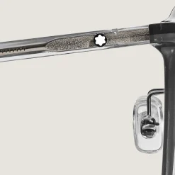 Occhiali da Sole Ovali con Montatura in Acetato Grigio