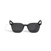 Occhiali da Sole Ovali con Montatura in Acetato Nero