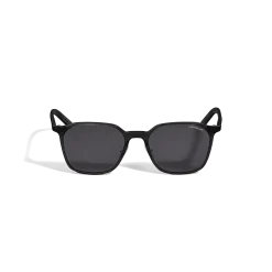 Occhiali da Sole Ovali con Montatura in Acetato Nero