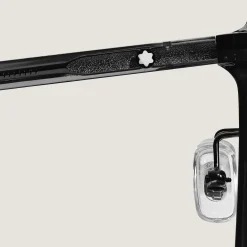 Occhiali da Sole Ovali con Montatura in Acetato Nero