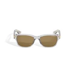 Occhiali da Sole Quadrati con Montatura in Acetato Grigio