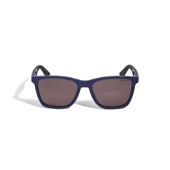 Occhiali da Sole Quadrati con Montatura Iniettata Blu