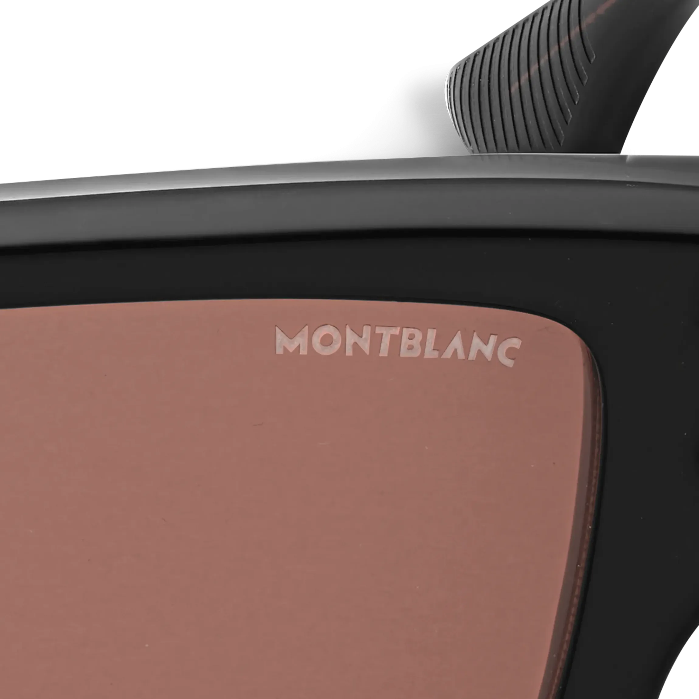 Occhiali da Sole Rettangolari con Montatura in Acetato Nero