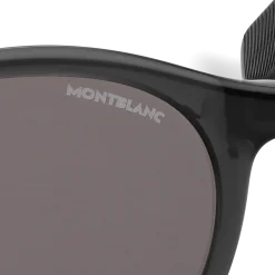 Occhiali da Sole Rotondi con Montatura Iniettata Nera