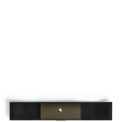 Passante per 1 Strumento da Scrittura con Fascia Elastica in Pelle Sartorial