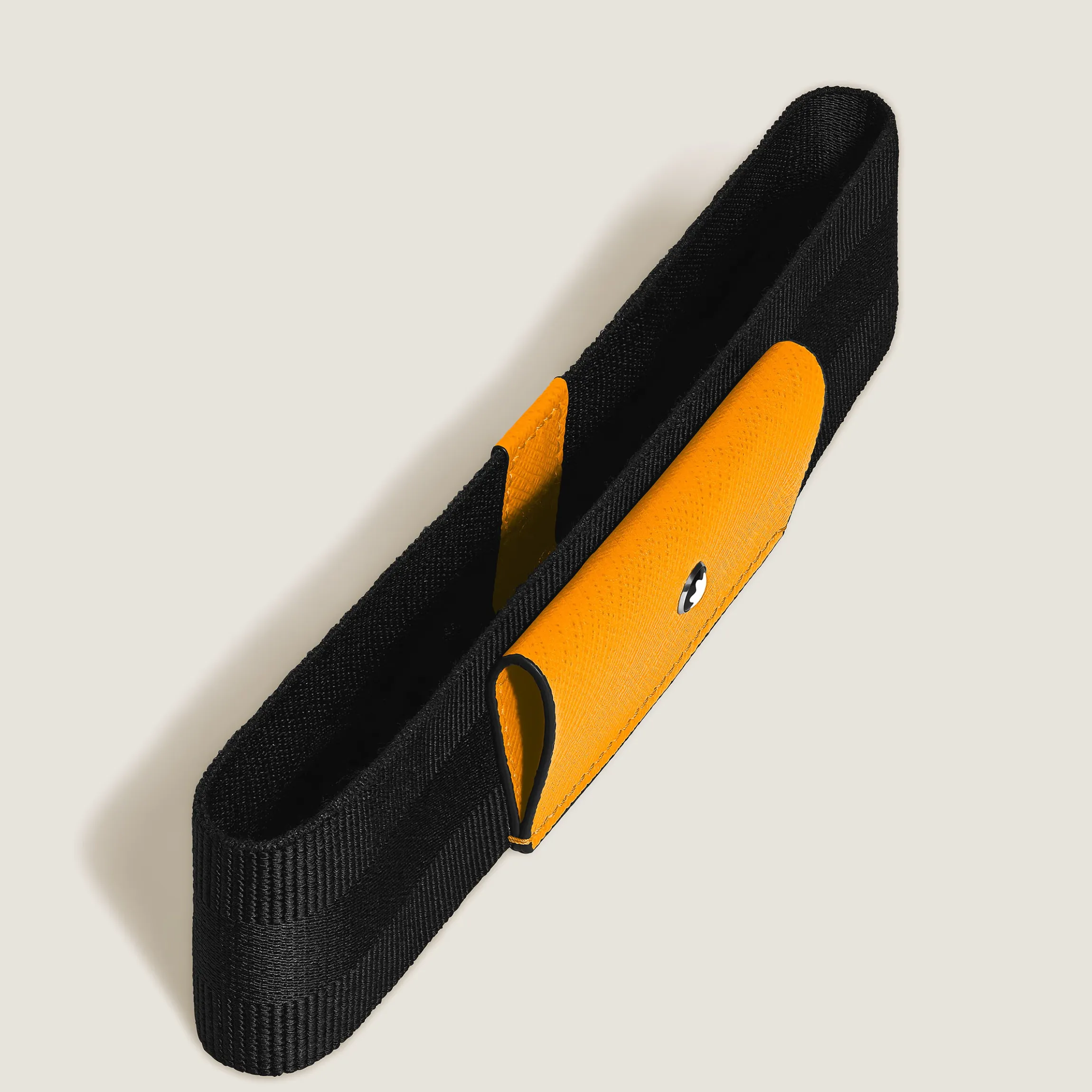 Passante per 1 Strumento da Scrittura con Fascia Elastica in Pelle Sartorial