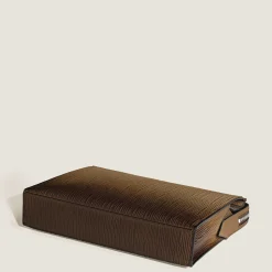 Pochette in Pelle Corteccia Sfumato