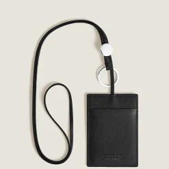 Portacarte 3 Tasche con Tracolla in Pelle con Grana