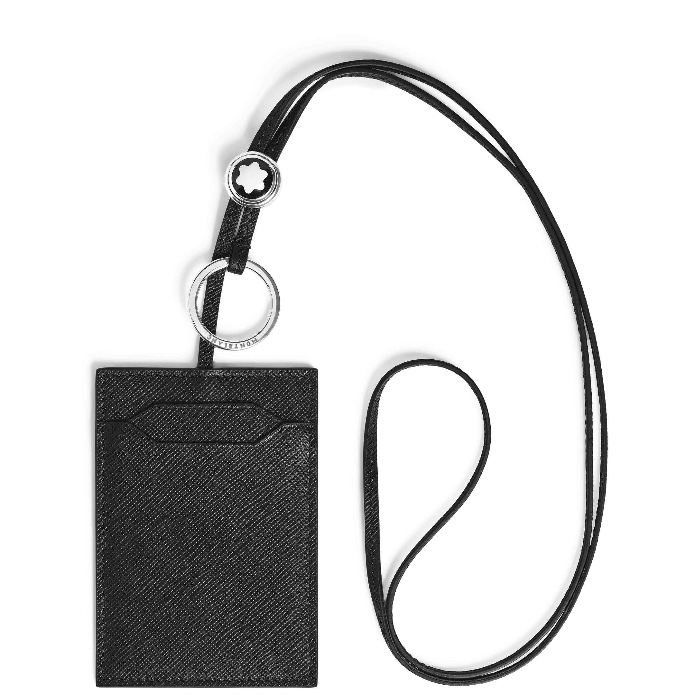Portacarte 3 Tasche con Tracolla in Pelle Sartorial