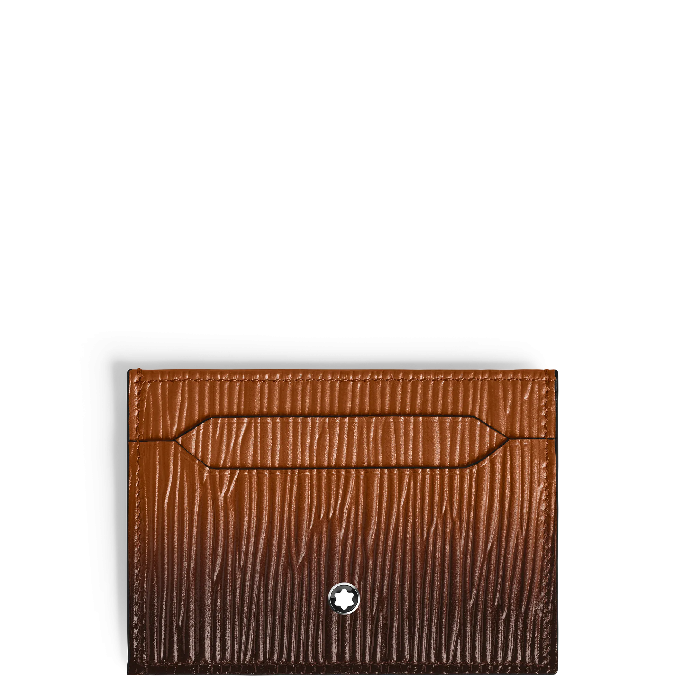 Portacarte 5 Tasche in Pelle Corteccia Sfumato