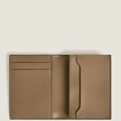 Portacarte 4 Tasche in Pelle Corteccia Sfumato
