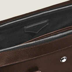 Portadocumenti Modello Medio con Tasca in Pelle Sartorial