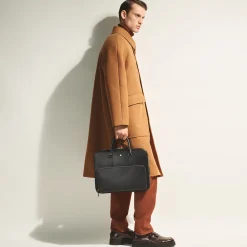 Portadocumenti Modello Medio con Tasca in Pelle Sartorial