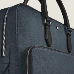 Portadocumenti Modello Medio con Tasca in Pelle Sartorial