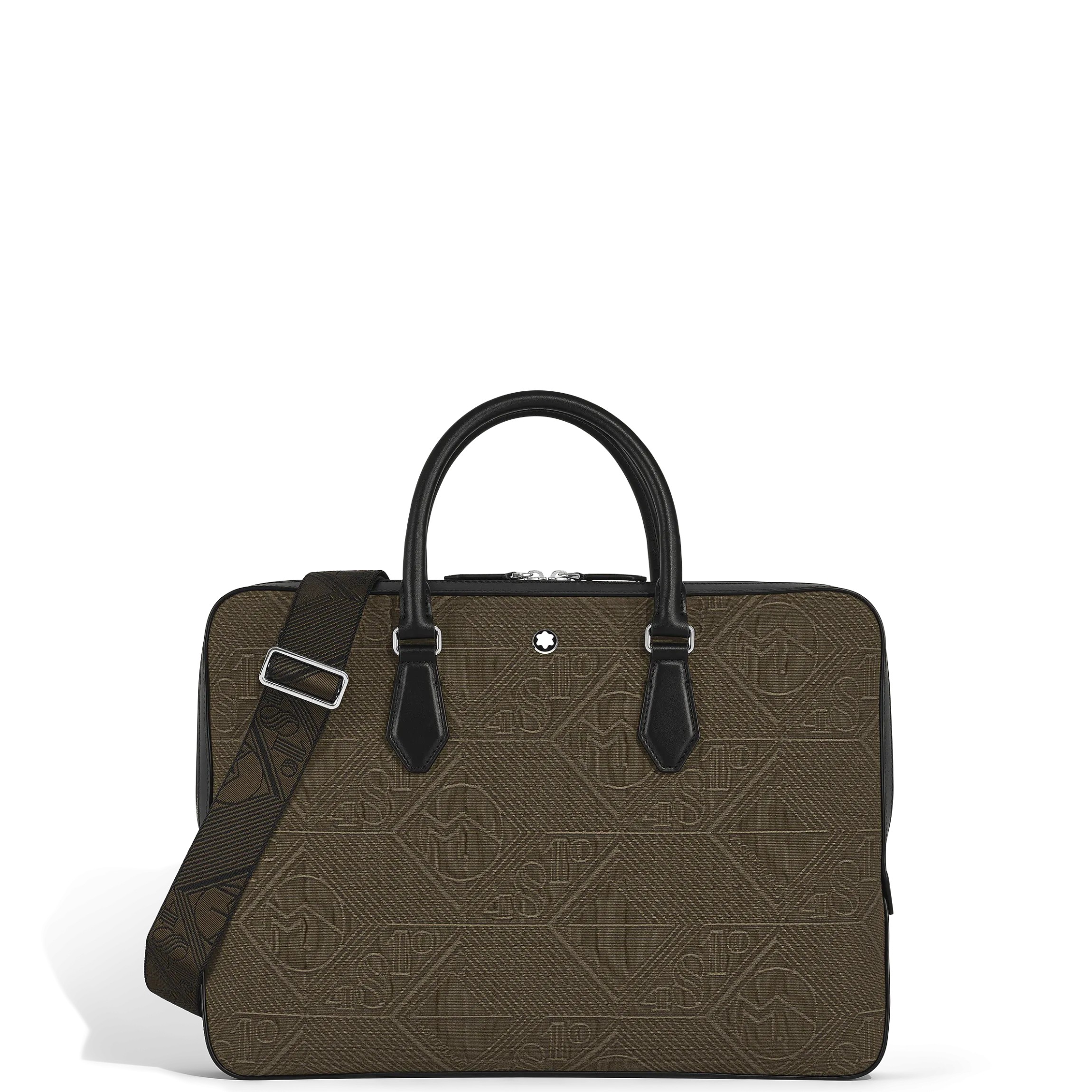 Portadocumenti Sottile in Tessuto Jacquard 4810