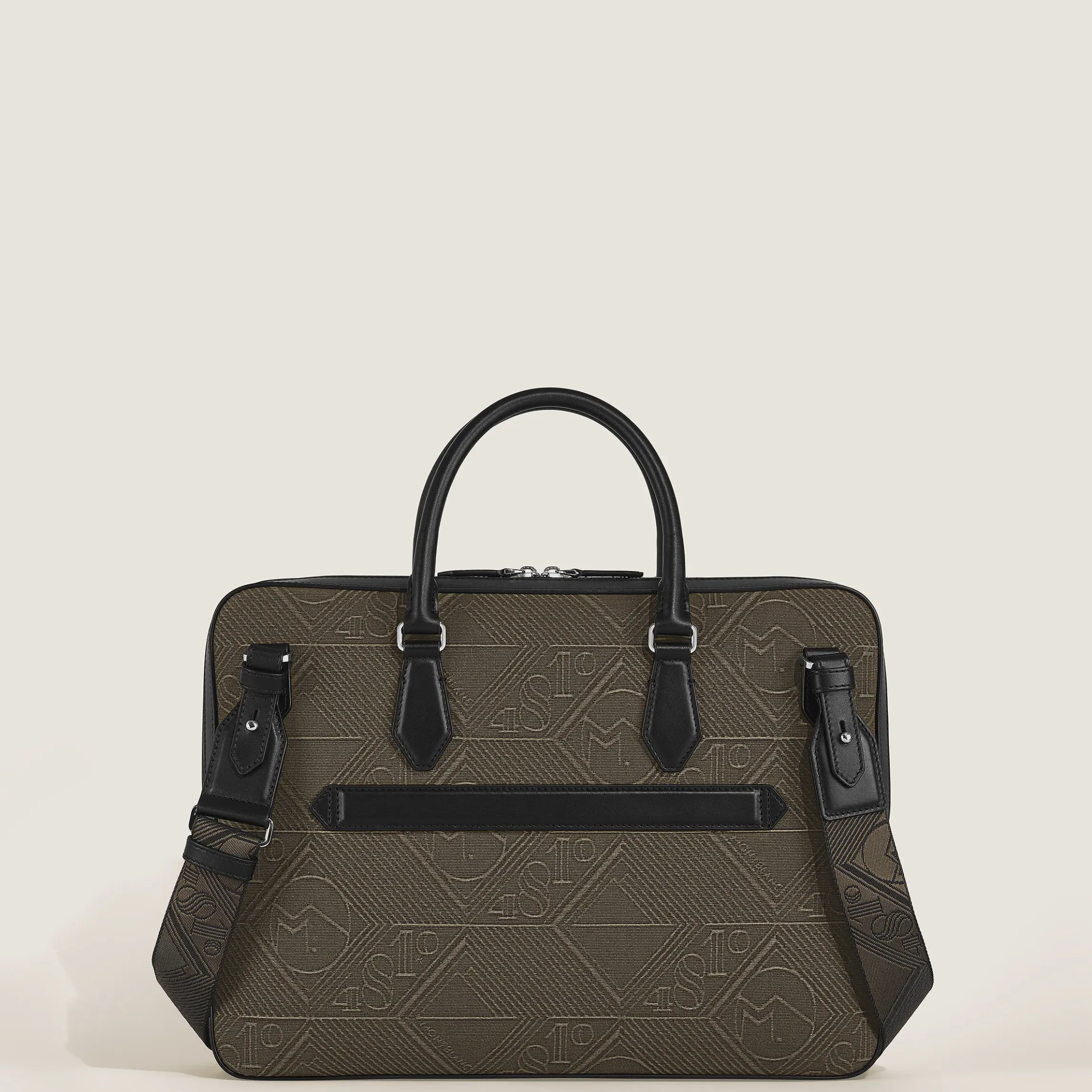 Portadocumenti Sottile in Tessuto Jacquard 4810