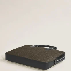Portadocumenti Sottile in Tessuto Jacquard 4810