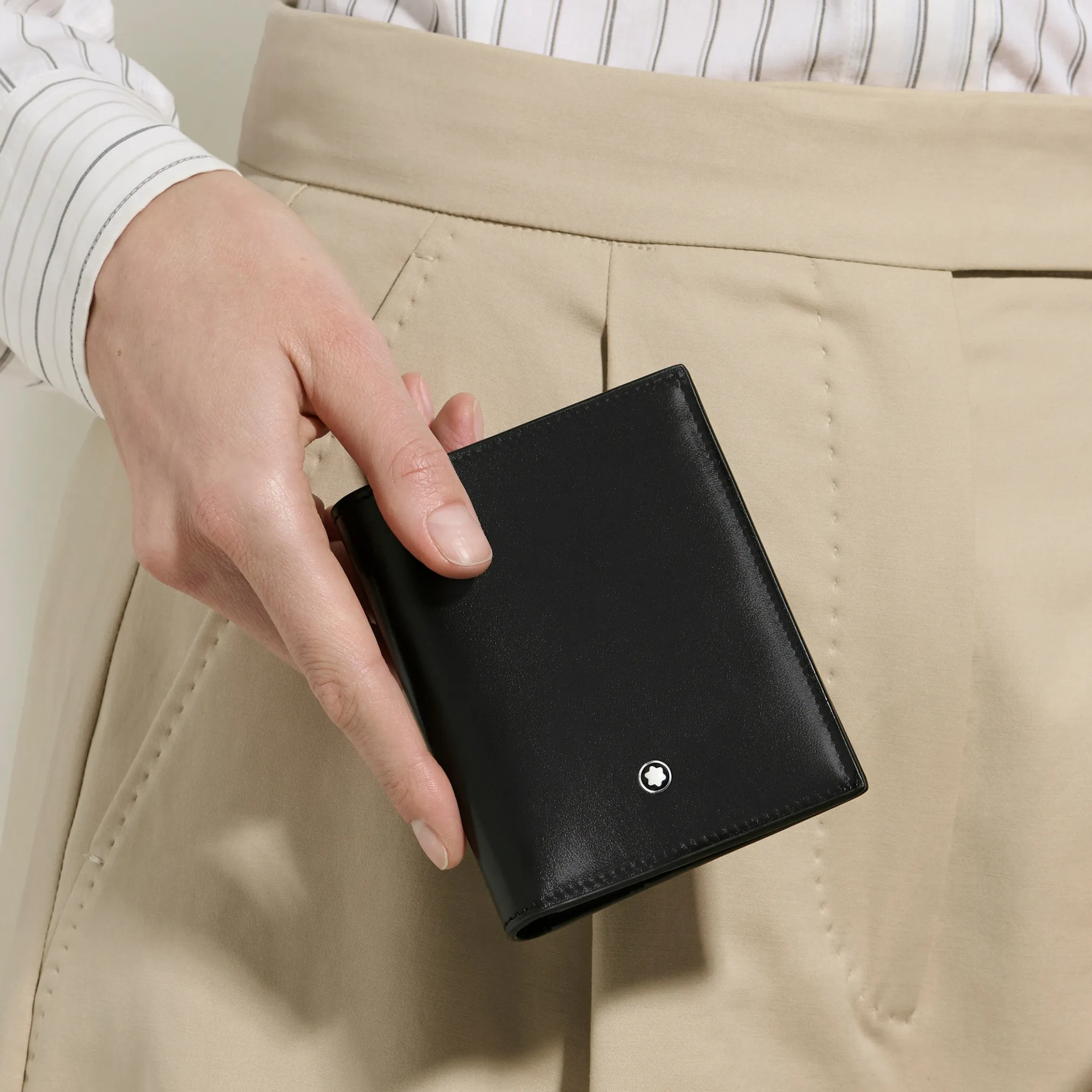Portafoglio Compatto 6 Tasche in Pelle Meisterstück