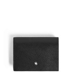 Portafoglio Compatto 8 Tasche con Cerniera in Pelle Sartorial