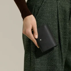 Portafoglio Compatto 8 Tasche con Cerniera in Pelle Sartorial