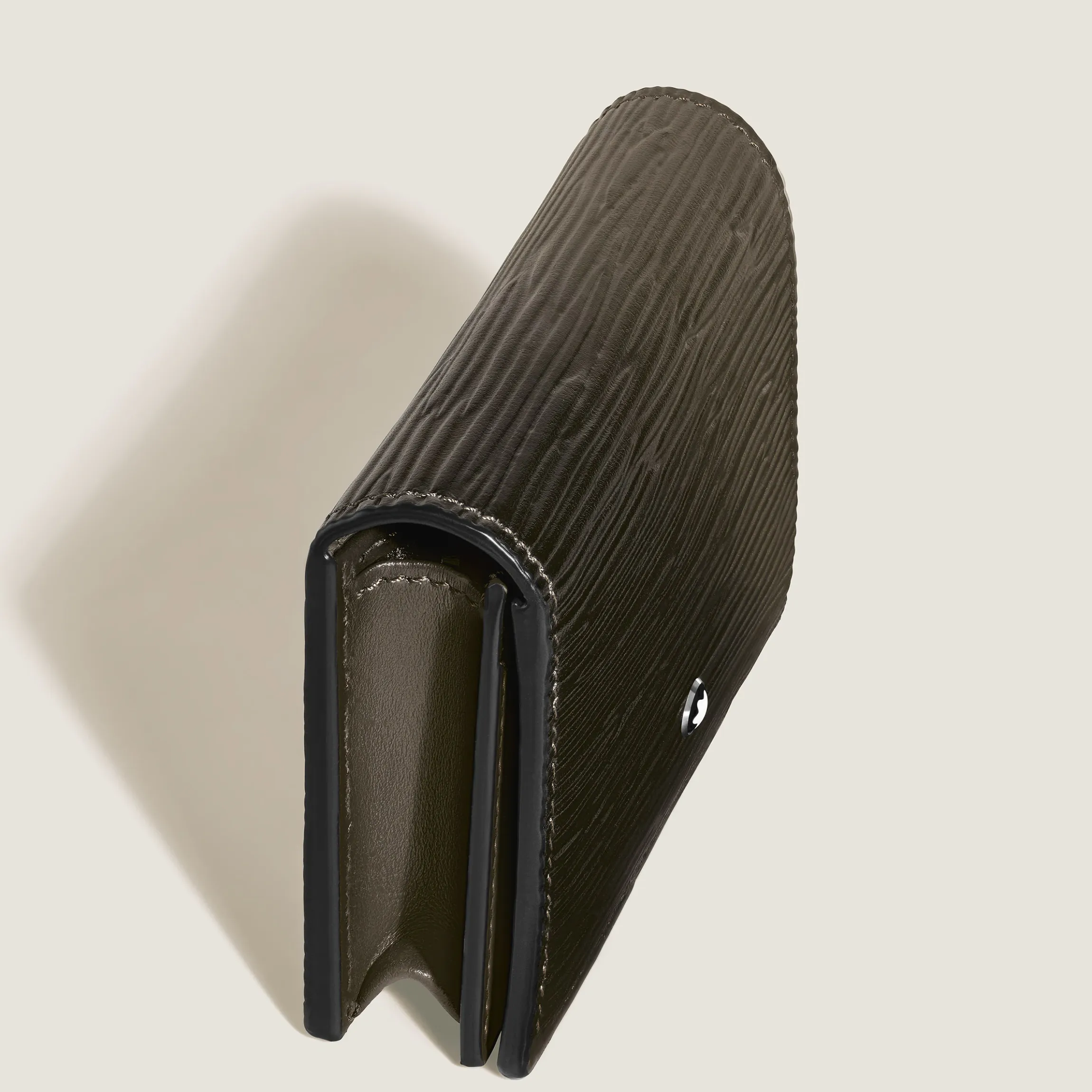Portafoglio Continental Nano in Pelle Corteccia Sfumato