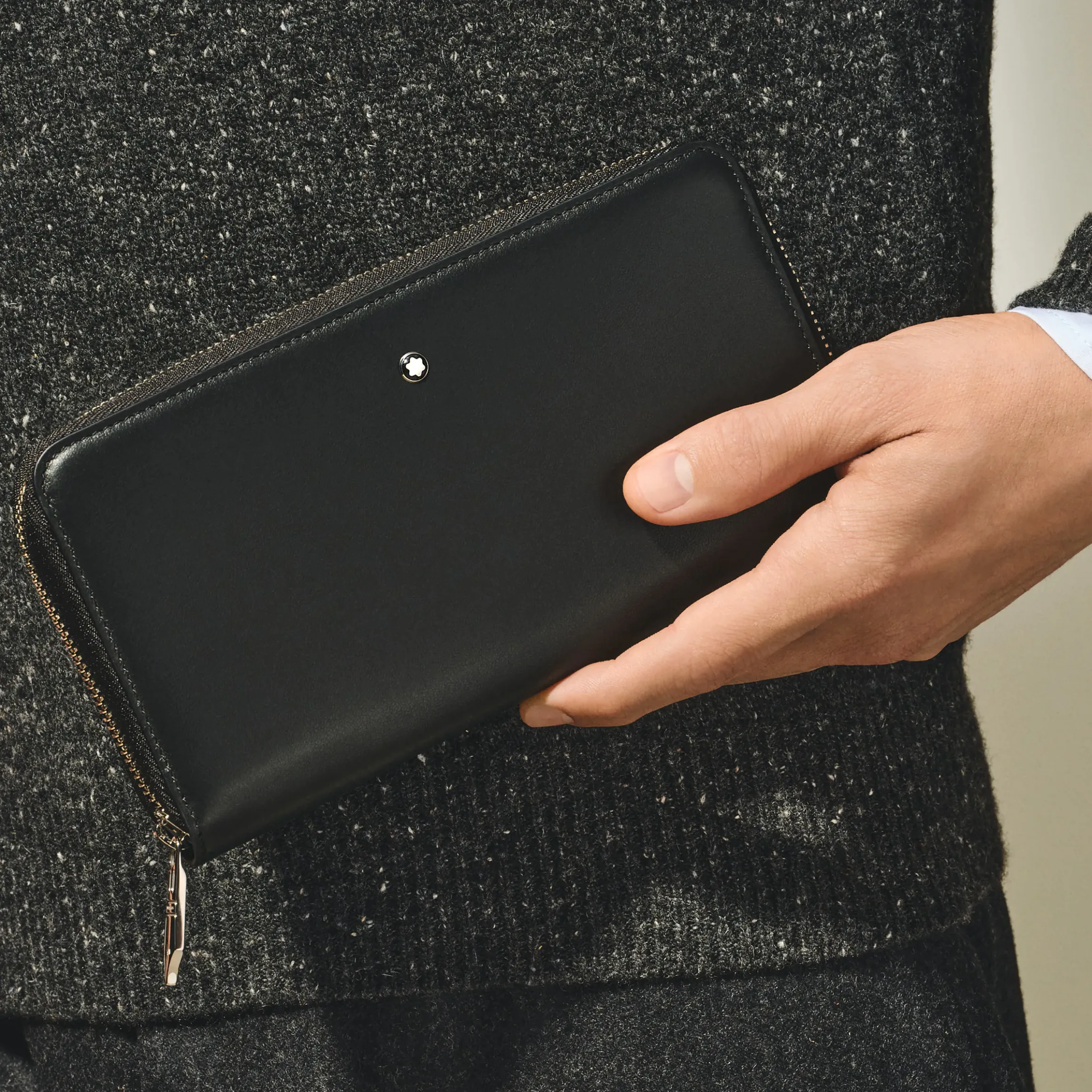 Portafoglio Continental 12 Tasche in Pelle Sartorial