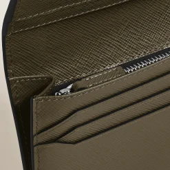 Portafoglio Lungo 14 Tasche in Pelle Sartorial