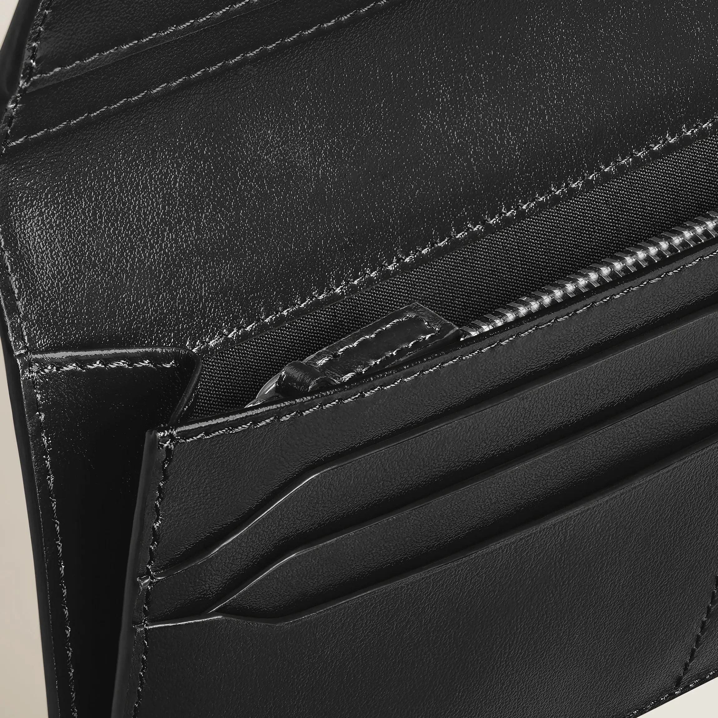 Portafoglio Lungo 14 Tasche in Pelle Sartorial