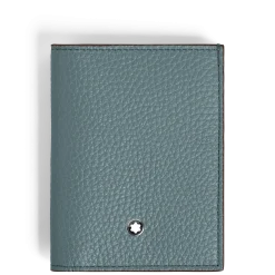 Portafoglio Mini 4 Tasche in Pelle con Grana