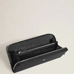 Portafoglio 8 Tasche con Cerniera in Pelle Sartorial