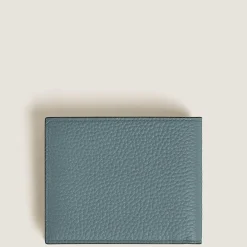 Portafoglio 6 Tasche in Pelle con Grana
