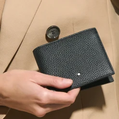 Portafoglio 8 Tasche in Pelle con Grana