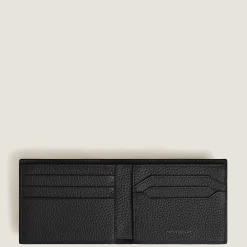 Portafoglio 6 Tasche in Pelle con Grana