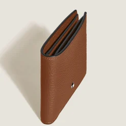 Portafoglio 8 Tasche in Pelle con Grana