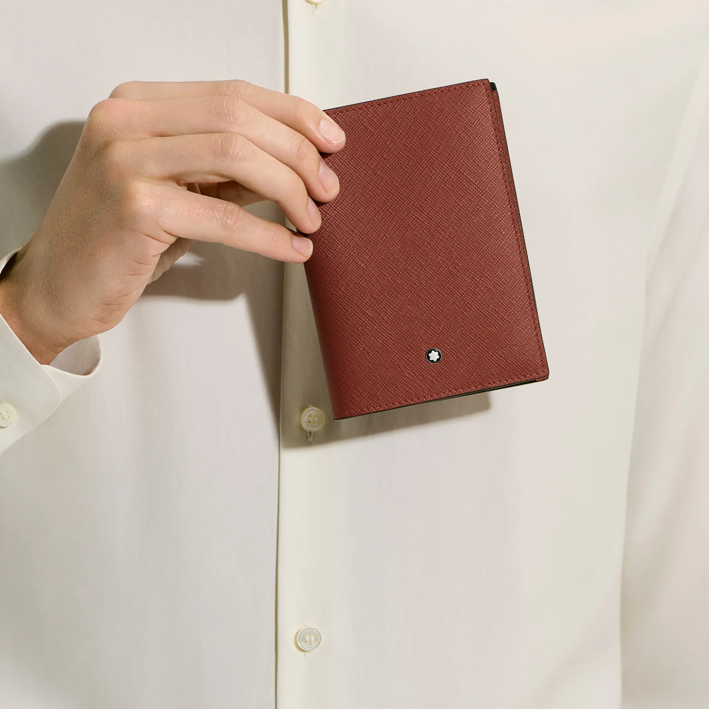 Porta Passaporto in Pelle Sartorial