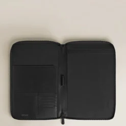 Porta Quaderno Medio con Cerniera in Pelle Extreme