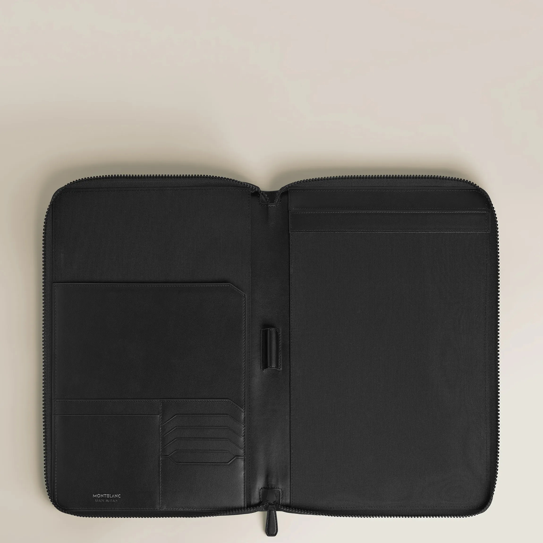Porta Quaderno Medio con Cerniera in Pelle Extreme