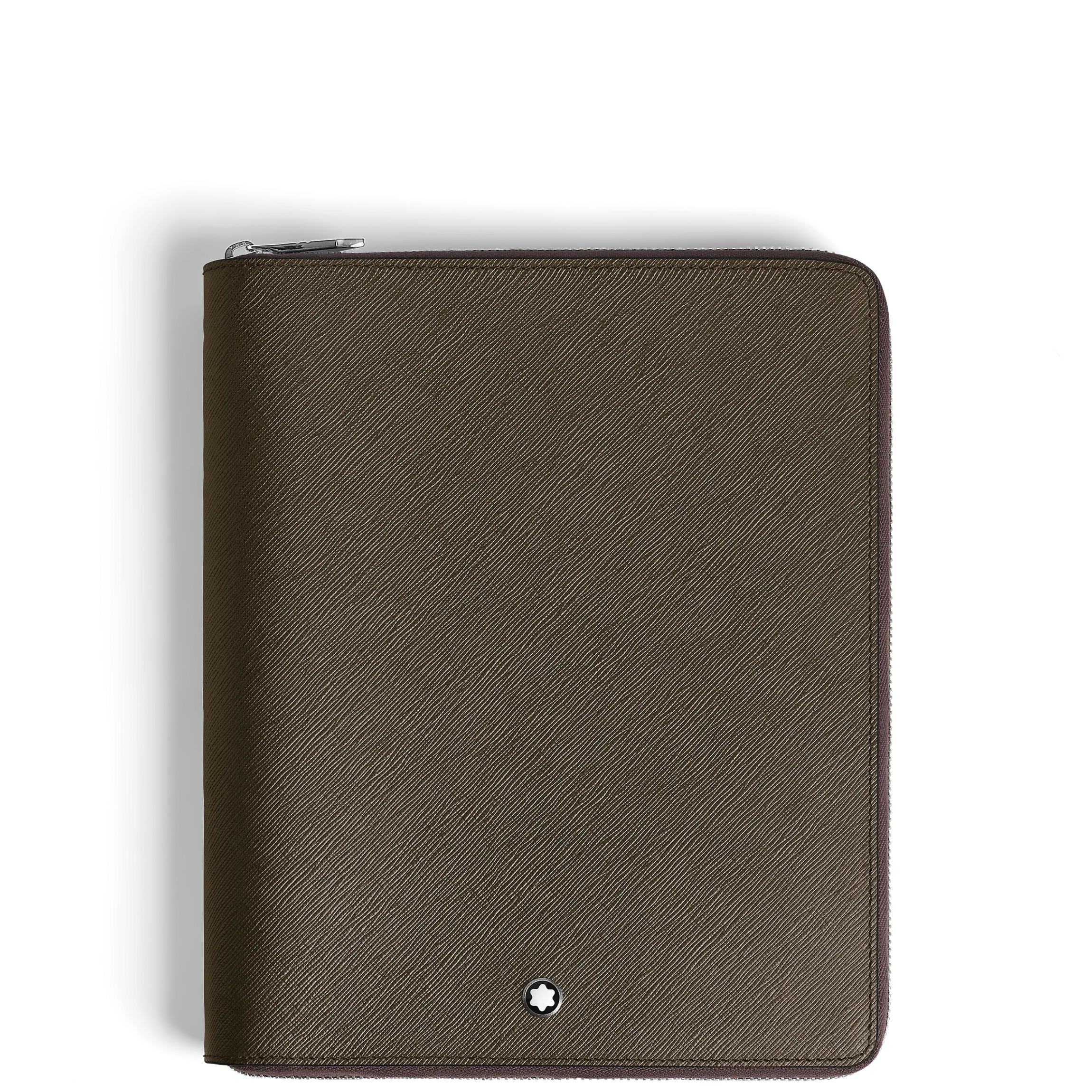 Porta Quaderno Piccolo con Cerniera in Pelle Sartorial