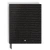 Quaderno Grande in Pelle Goffrata Coccodrillo, Fogli a Righe